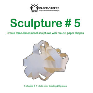PAPER-CAPERS’ Sculpture series-#5 Medium Paper Pack