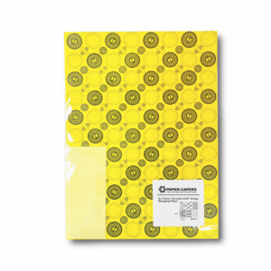 Creative tool #2 - Yellow Oriental motif Wrap Sheets - A3 Size (6 pcs)