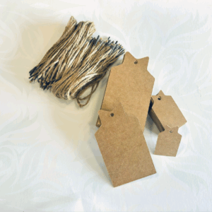 Creative tool #3 - Blank V-Cut Hang Tags (100 pcs)